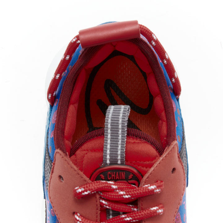 VERSACE Chain Reaction Salehe Bembury Red Medallion blue sneaker EU40.5