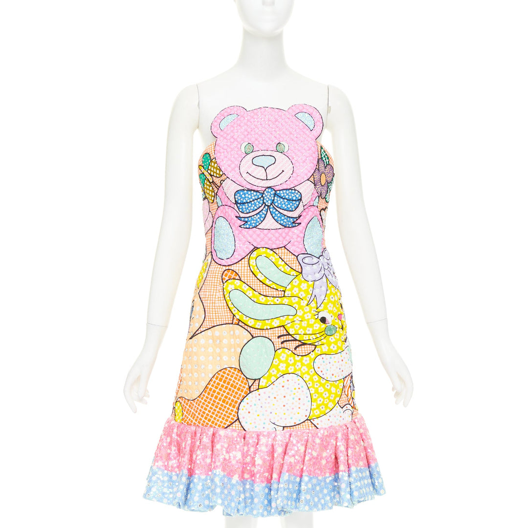 moschino cocktail dress Moschino S/S 2006 Floral Raffia Wiggle Dress