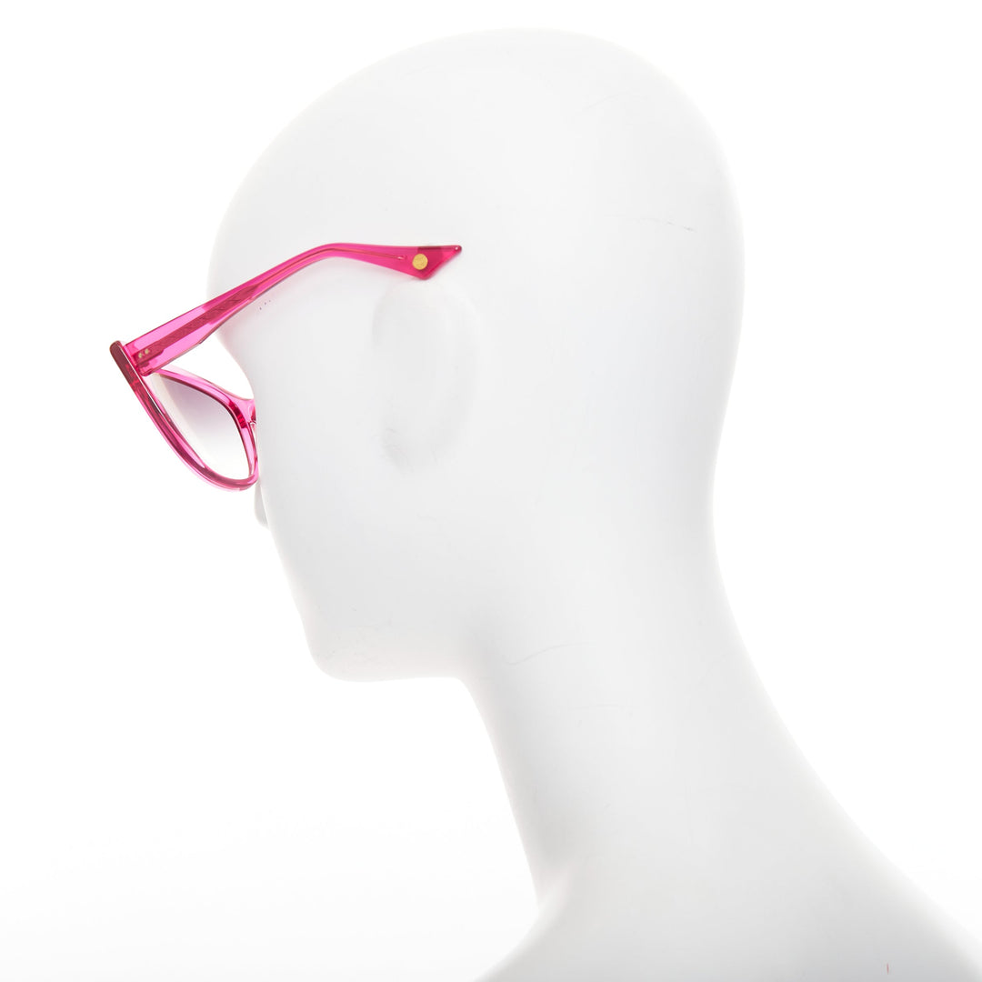 DITA Magnifique pink acetate cateye vintage glam sunglasses