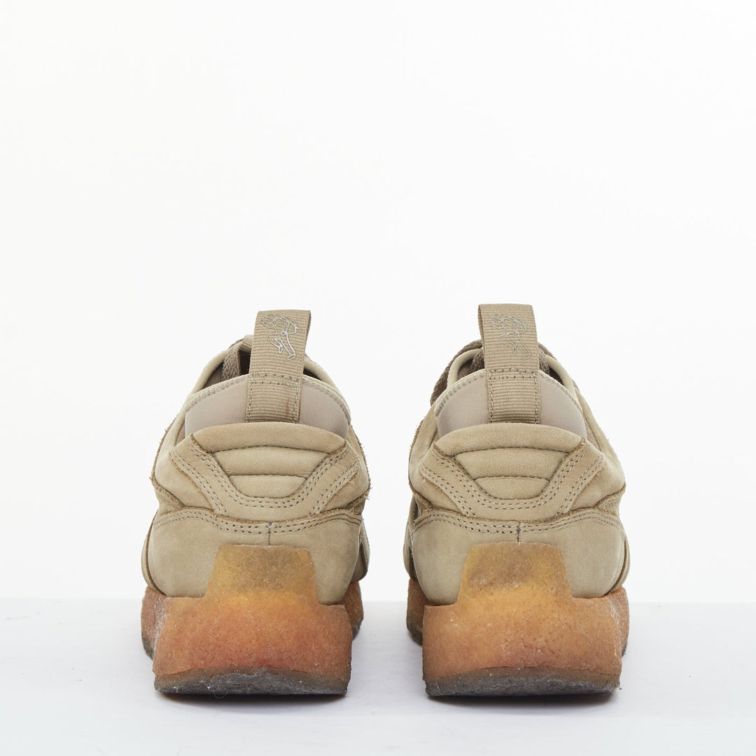 CLARKS 2022 Breacon 8th Street Ronnie Fieg tan nubuck low sneakers US7 EU39.5