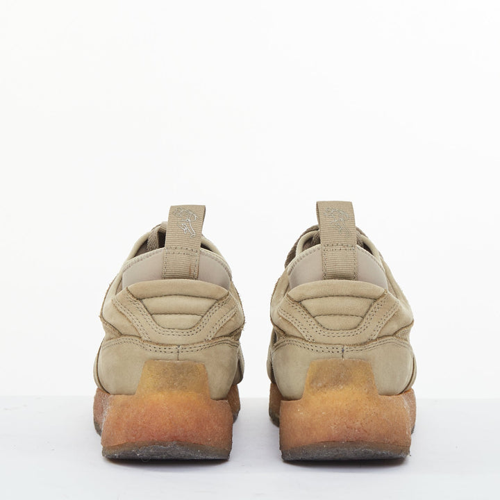 CLARKS 2022 Breacon 8th Street Ronnie Fieg tan nubuck low sneakers US7 EU39.5