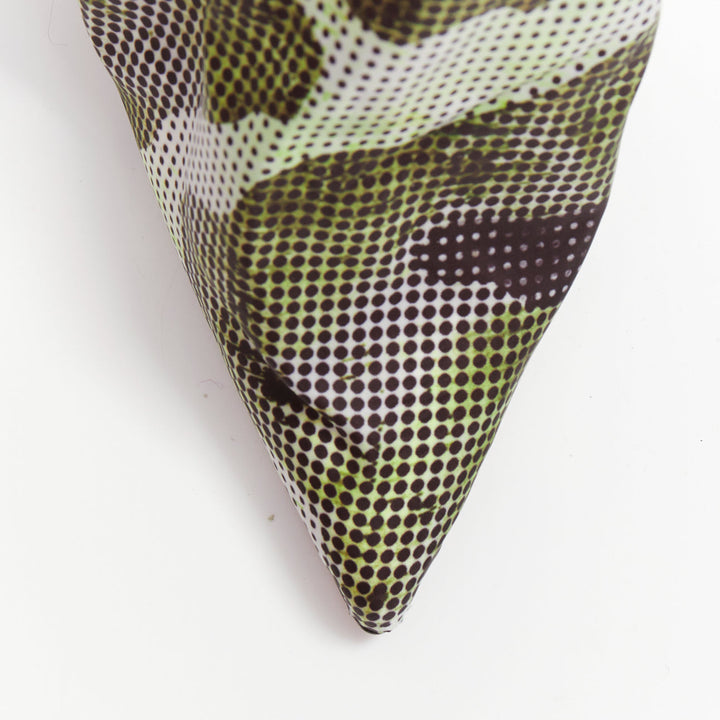 CHRISTIAN LOUBOUTIN Wind Botta 100 green camo nylon heel boots EU39