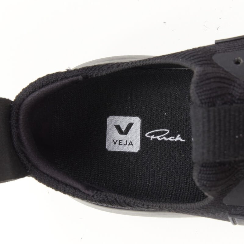 RICK OWENS VEJA Runner Style 2 V-Knit Black sneaker EU41