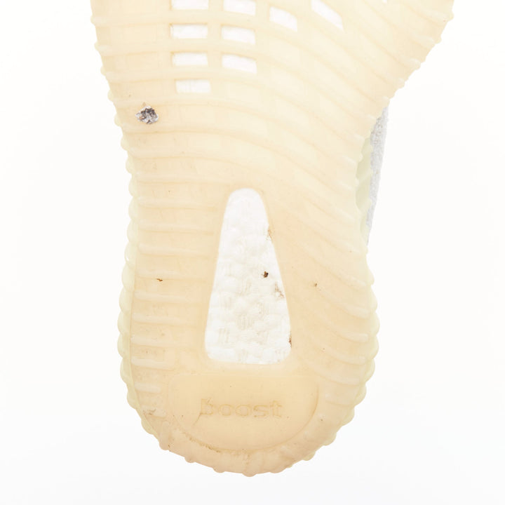 YEEZY ADIDAS Kanye West Boost 350 V2 white knit fabric dad sneakers EU40