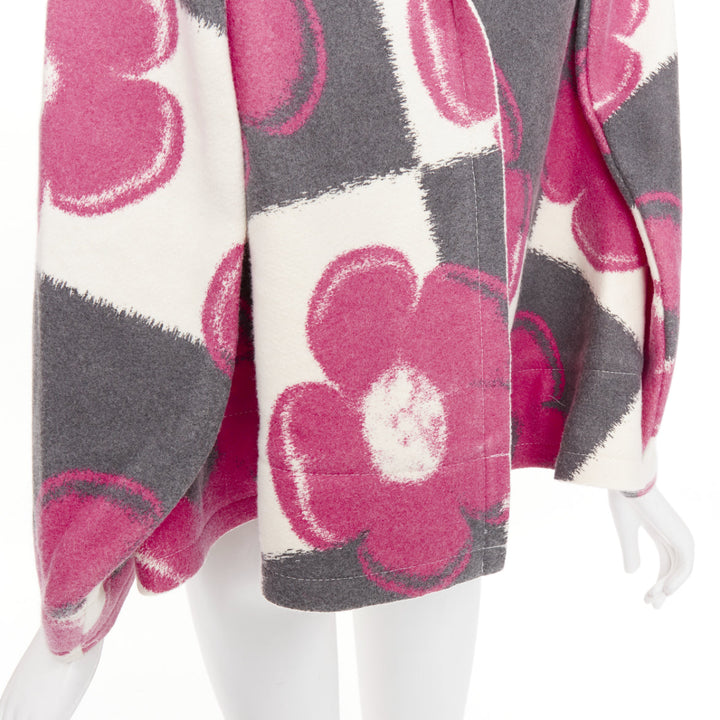 COMME DES GARCONS 2012 Runway 2D Flat Packed Paper Dolls floral checkered coat S
