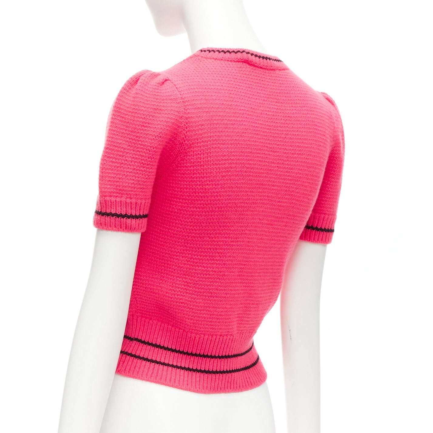 Dior x ERL Oversized Sweatshirt Heathered Pink Cotton Fleece