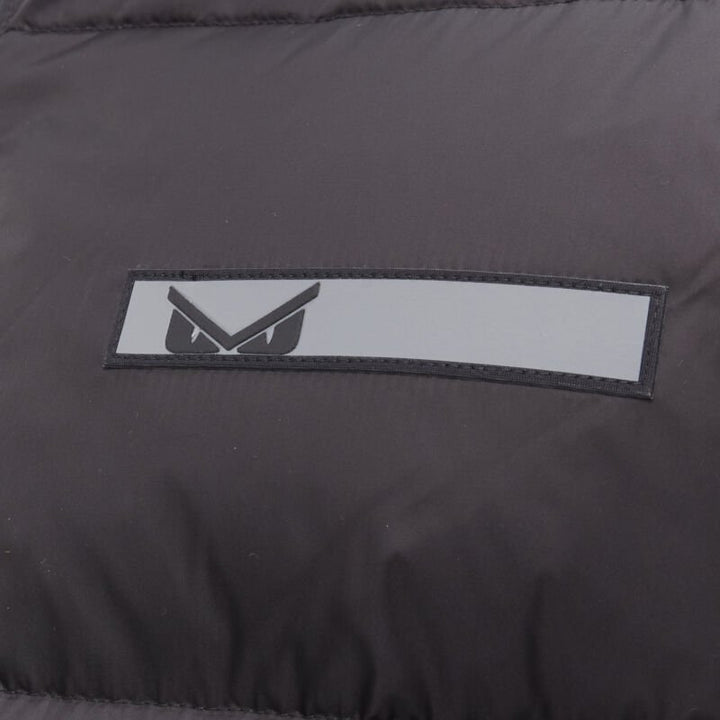 FENDI Reversible black Monster Bug Eye nylon goose down puffer jacket EU46 S