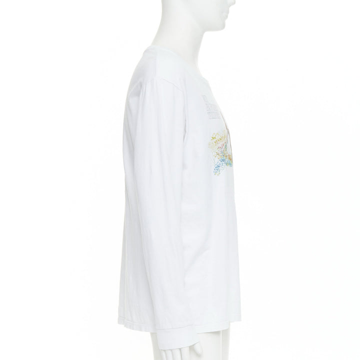 UNDERCOVER John My Favourite Things white cotton print long sleeve tee JP3 L