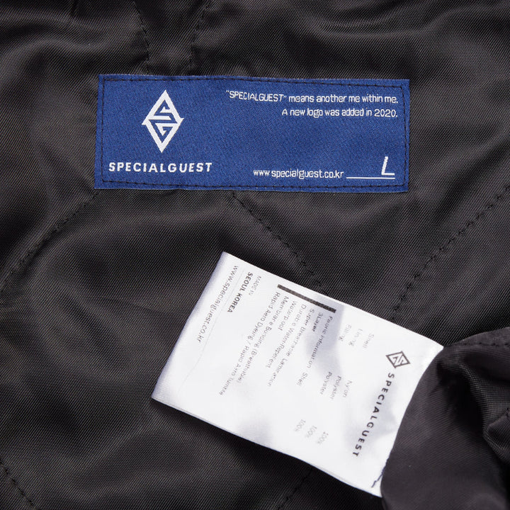 SPECIAL GUEST Easy Wide Anorak Jacket 3L gray waterproof zip utility pullover L