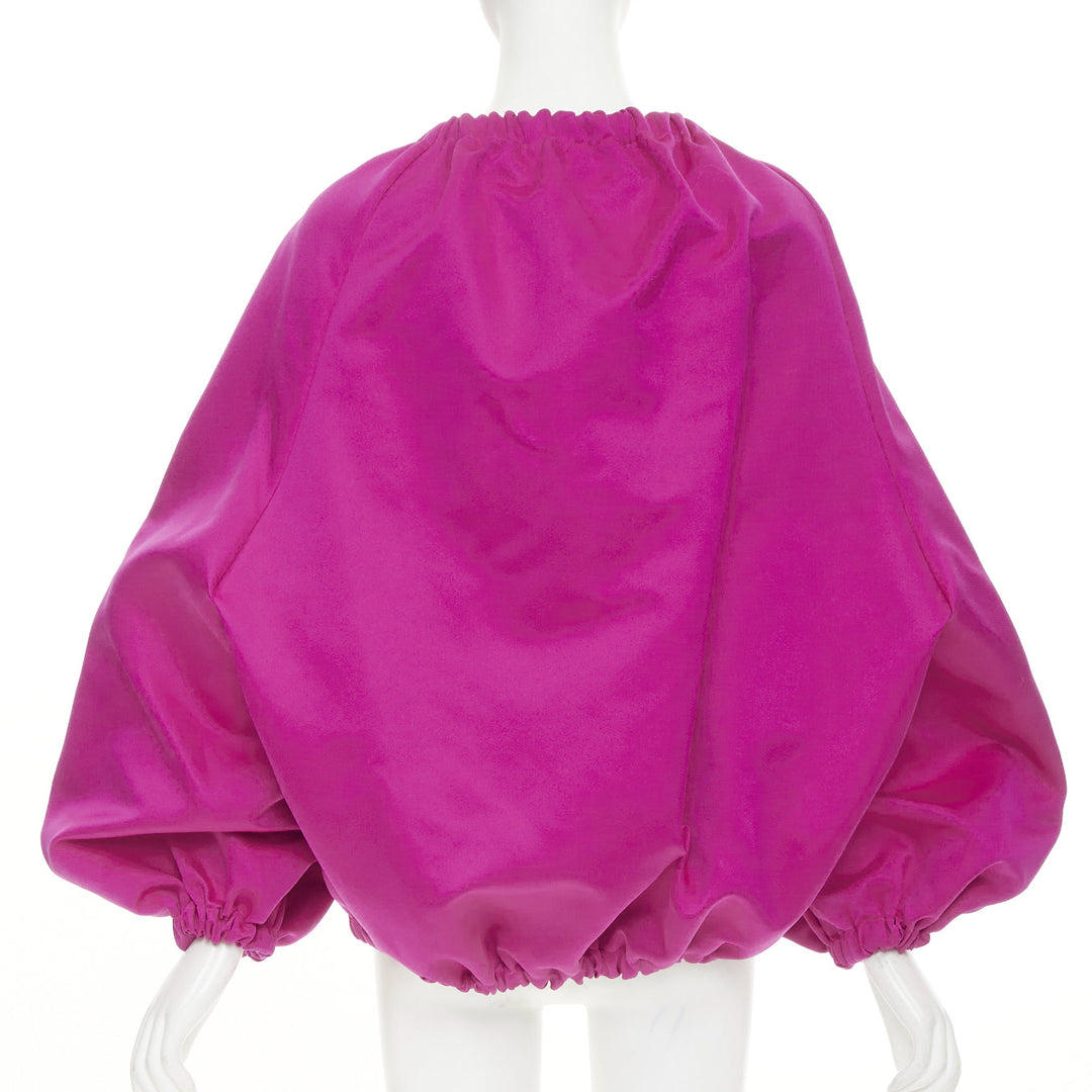 AZ FACTORY 2021 Switchwear Duchesse Balloon fuchsia pink satin jacket S