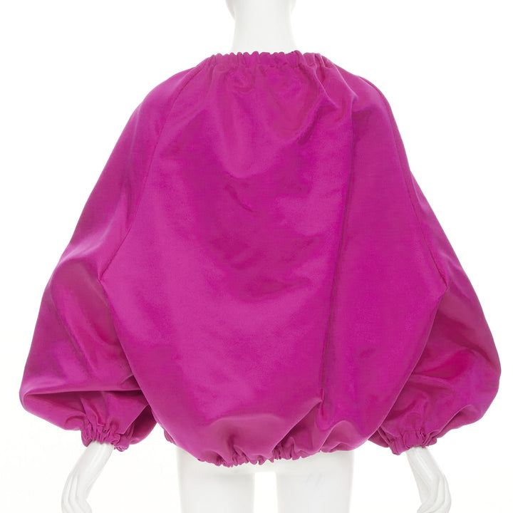 AZ FACTORY 2021 Switchwear Duchesse Balloon fuchsia pink satin jacket S