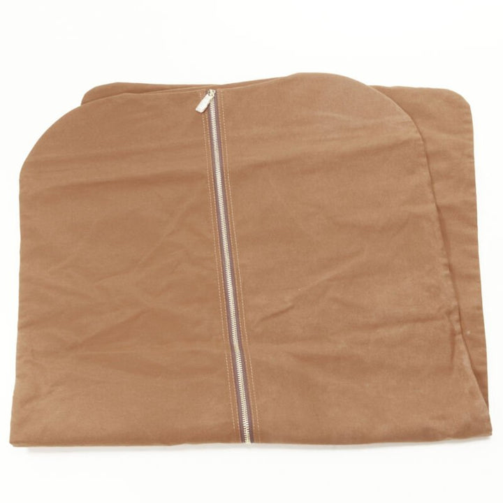 LOUIS VUITTON VIntage Alize brown monogram leather 2 compartment bag garment bag