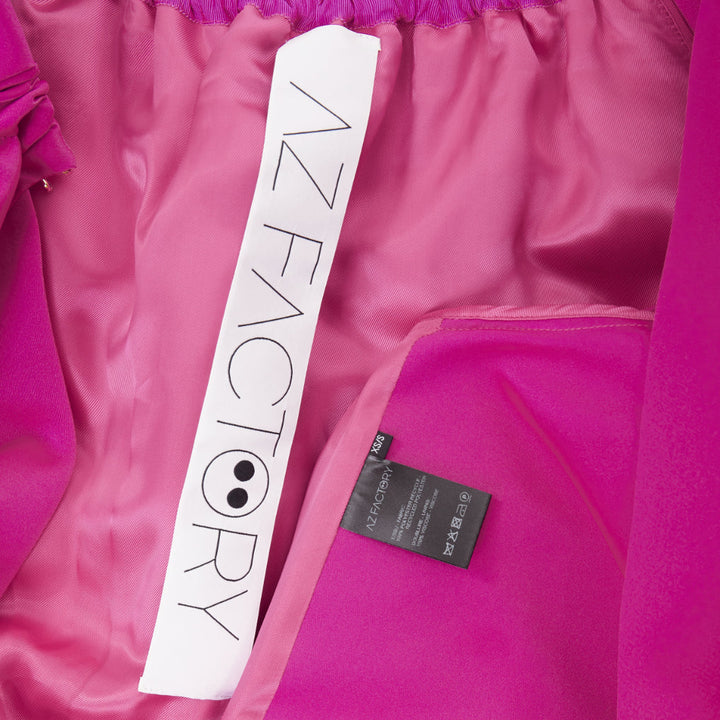 AZ FACTORY 2021 Switchwear Duchesse Balloon fuchsia pink satin jacket S