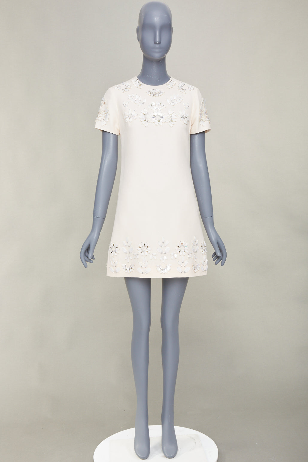 VALENTINO 2021 Bridal San Gallo ivory floral crystal dress IT40 S Meghan Markle