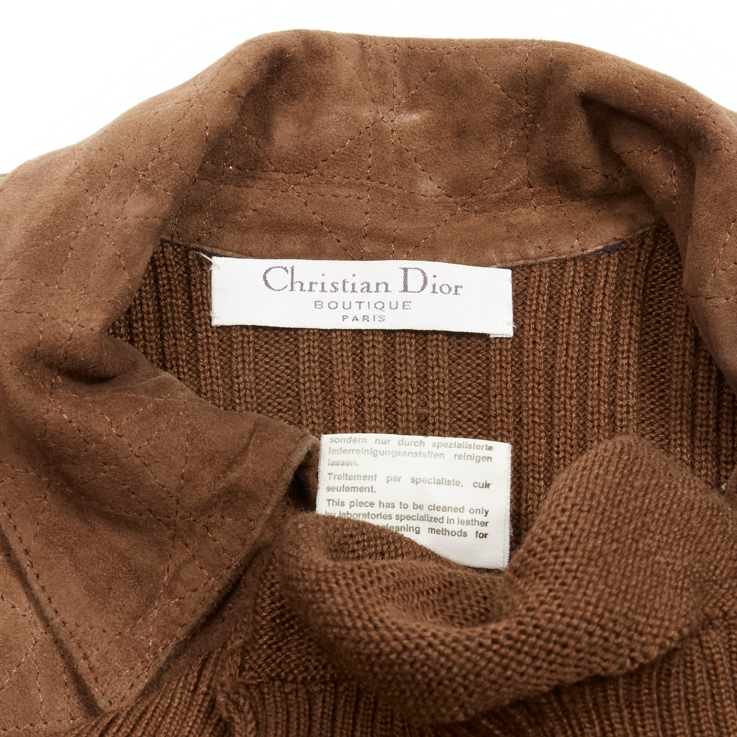 Vintage Christian Dior Quarter Zip discount Sweater