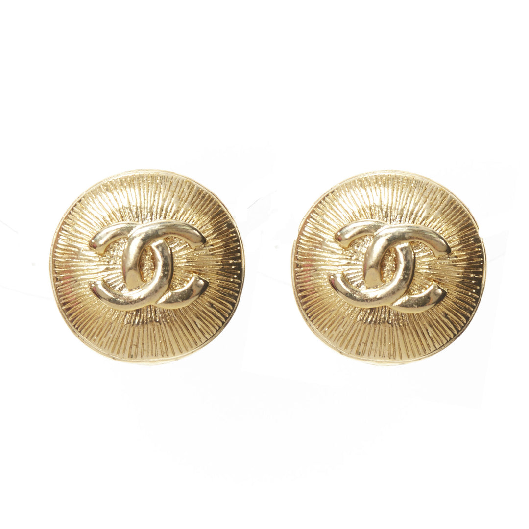 Authentic Chanel Gold Logomania Metal Jewelry on sale at JHROP. Luxury  Designer Consignment Resale @jhrop_official