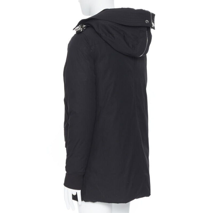 RICK OWENS 2019 Larry Jumbo Parka chained goose down padded puffer IT40 S