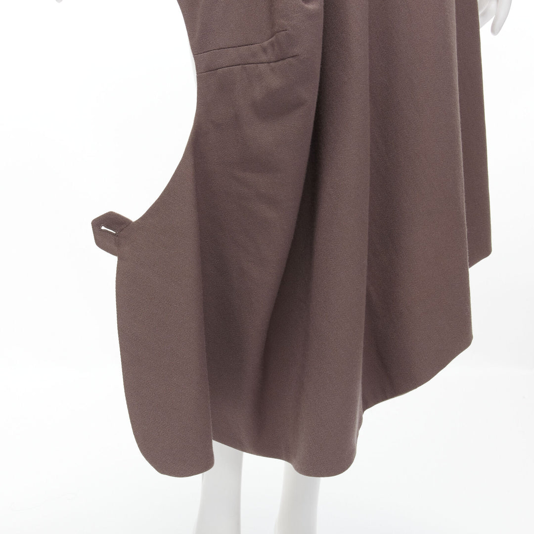 rare COMME DES GARCONS Vintage 1998 Runway patchwork inside out  jacket skirt S