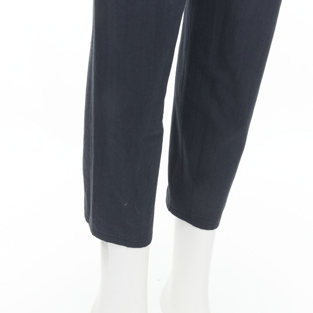 COMME DES GARCONS Vintage 1980s double bow tie waist slim leg pants S
